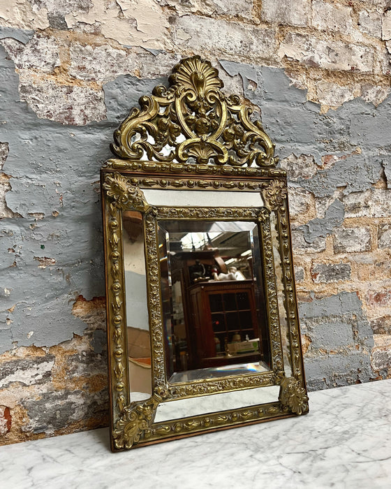 Brass mirror