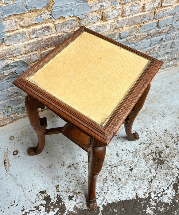 Walnut side table