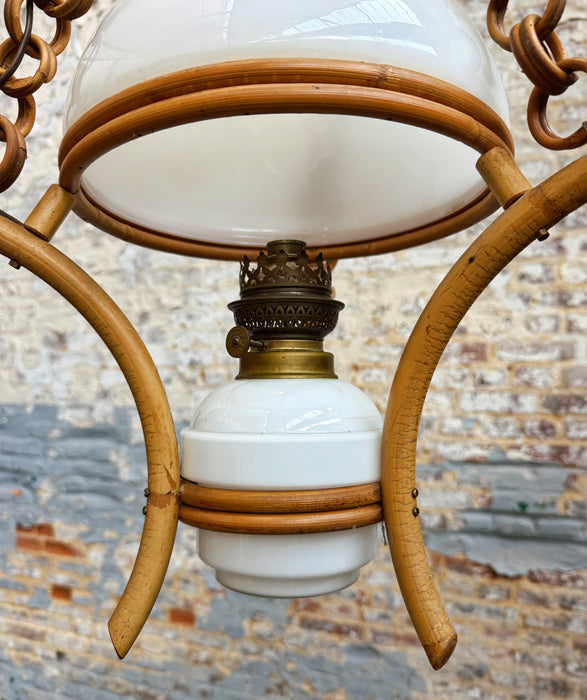 Lustre en rotin