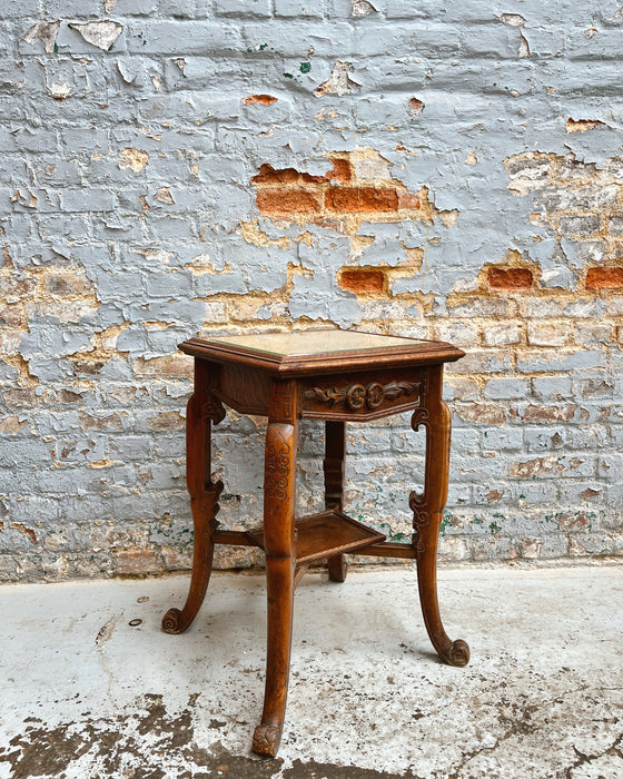 Walnut side table