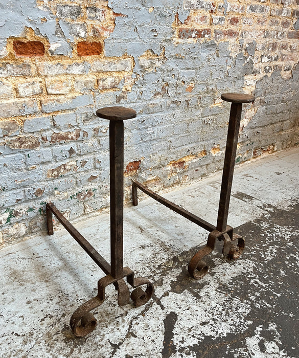 Pair of andirons