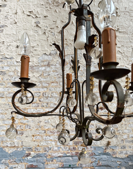 Lustre en fer forgé