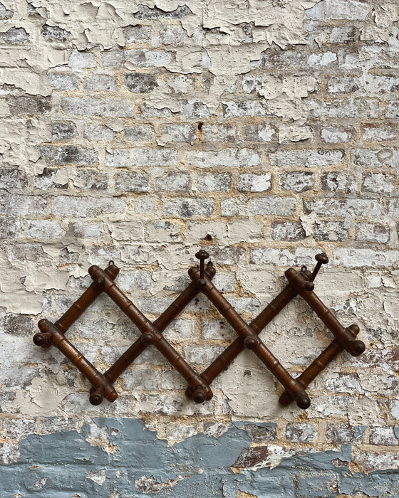 Bamboo coat rack