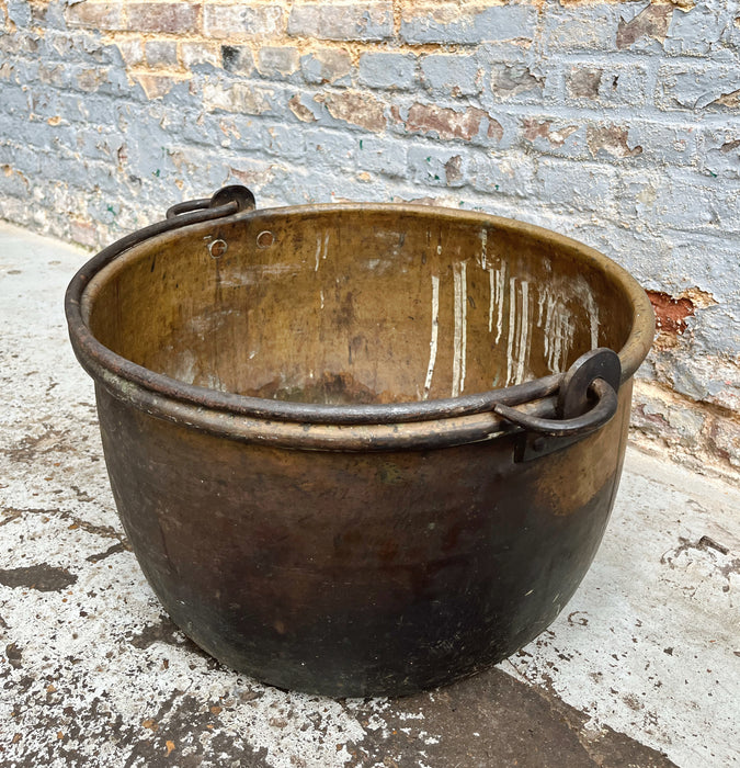 Brass cauldron