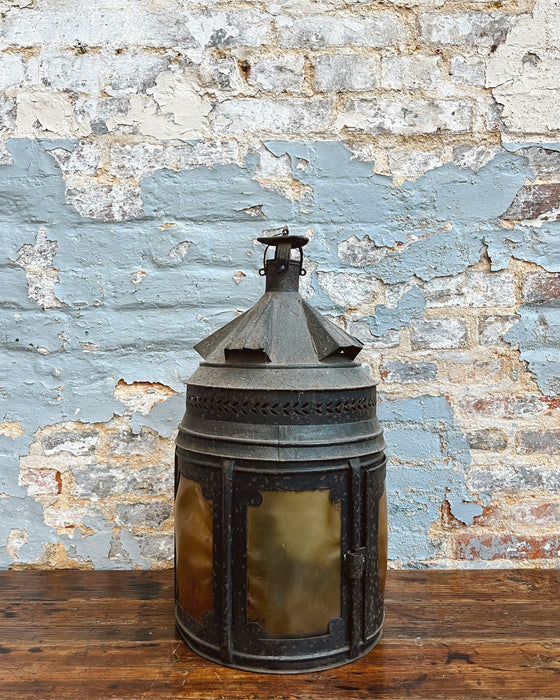 Wrought iron lantern