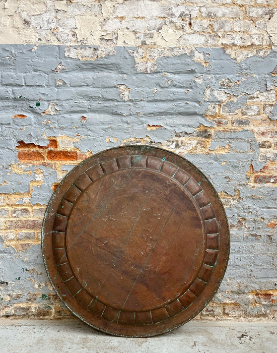 Large copper tray