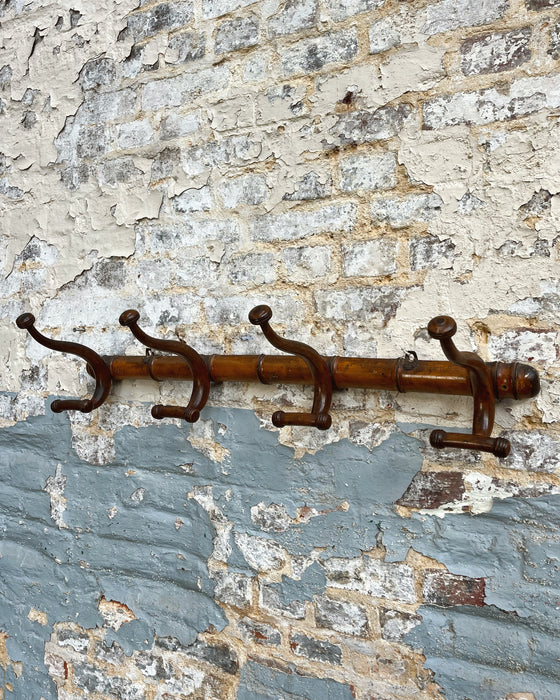 Bamboo coat rack