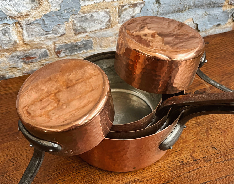 Casseroles en cuivre