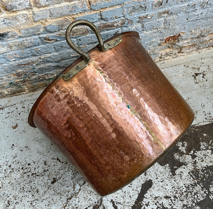 Copper cauldron