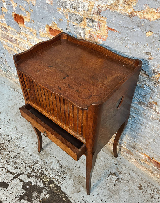 Oak bedside table