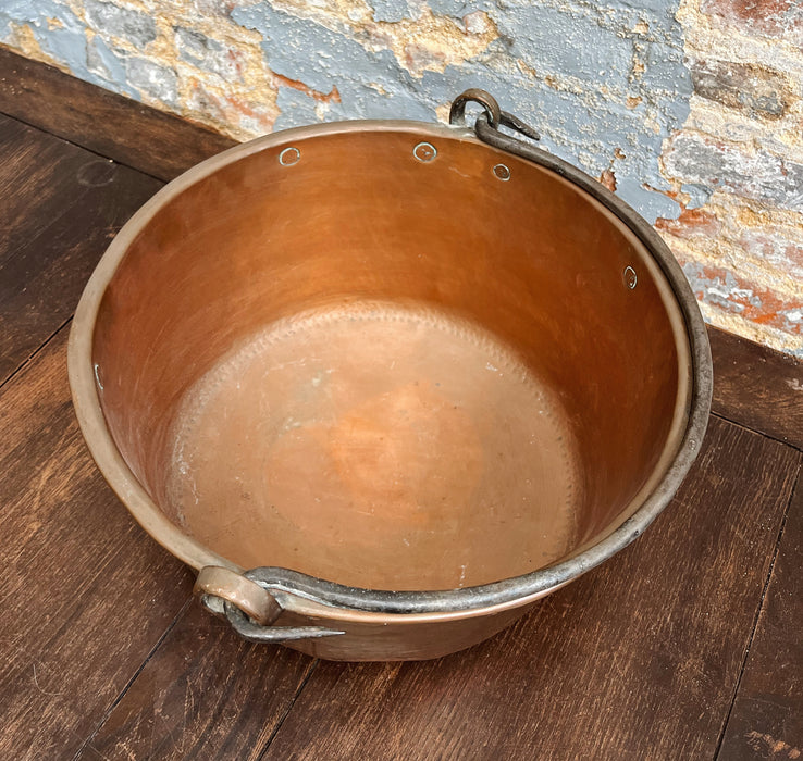 Copper cauldron