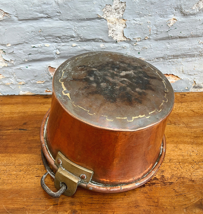 Copper cauldron