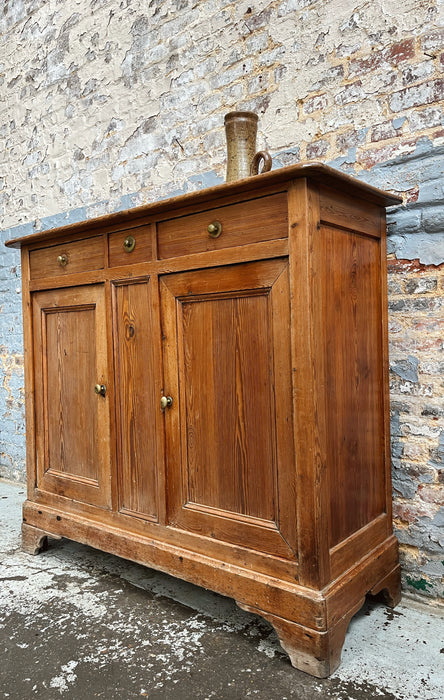 Pitch-pine sideboard