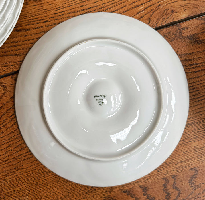 Série d'assiettes à huîtres