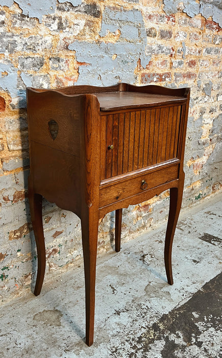 Oak bedside table