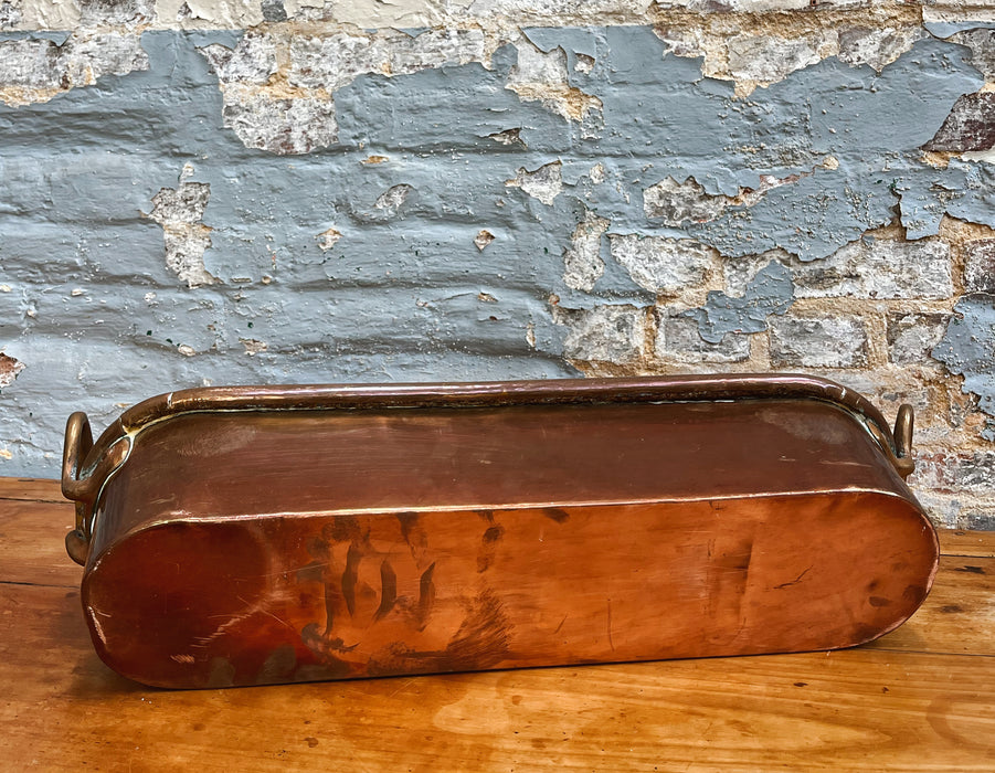 Copper fish pan