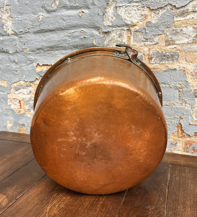 Copper cauldron