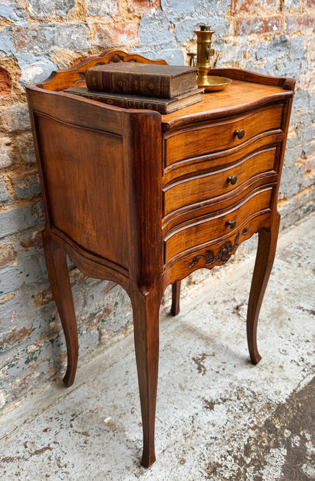 Neo-rustic bedside table