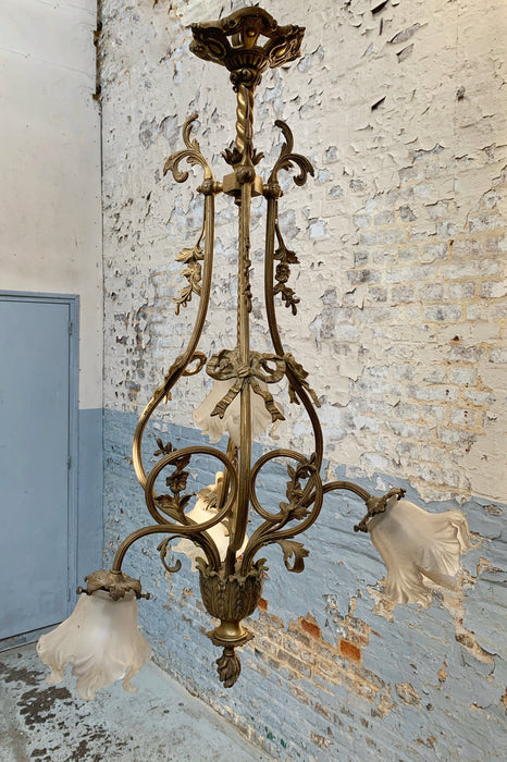 Bronze chandelier