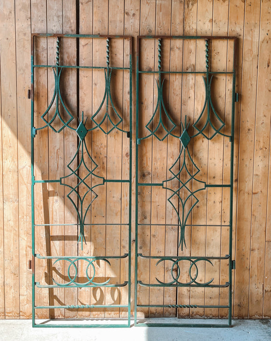 Pair of wrought iron gates