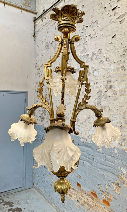 Bronze chandelier