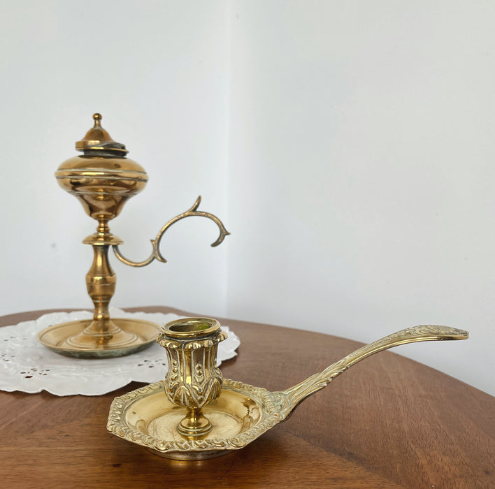 Brass candlestick