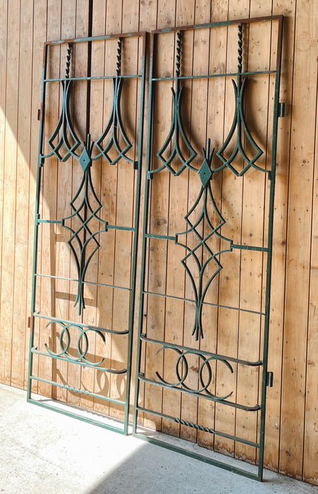 Pair of wrought iron gates