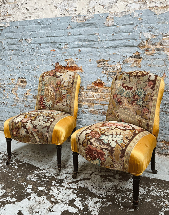 Pair of armchairs