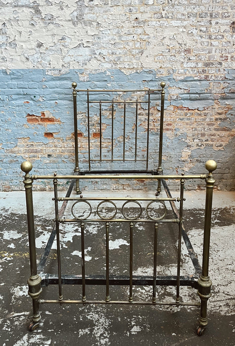 Brass bed