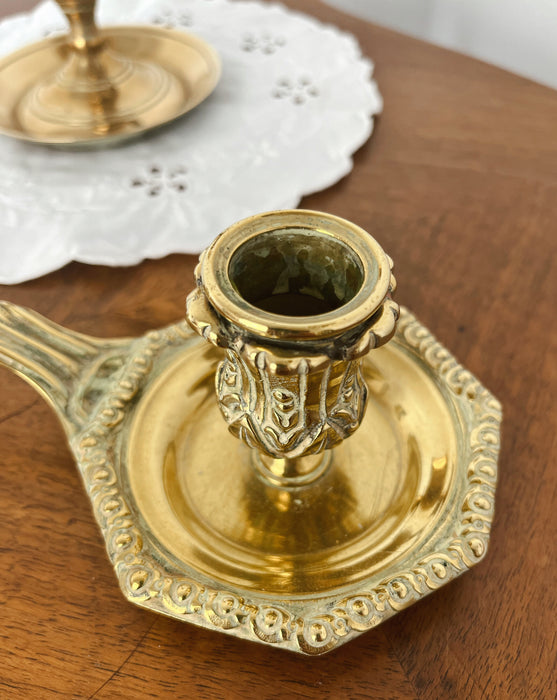 Brass candlestick