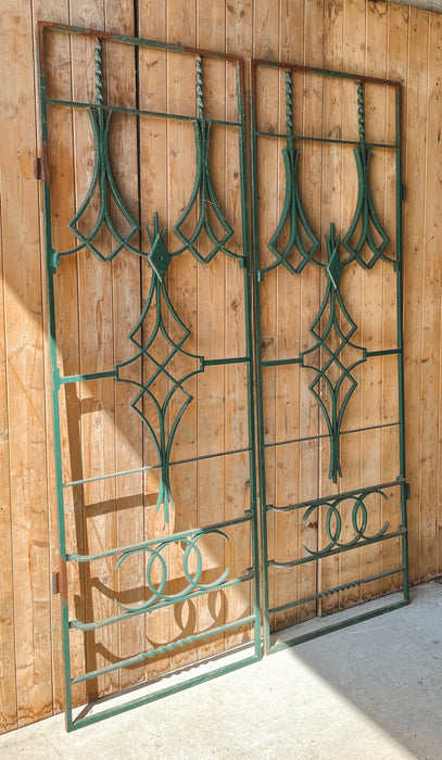 Pair of wrought iron gates