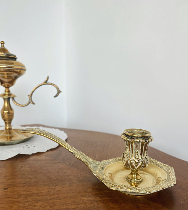 Brass candlestick