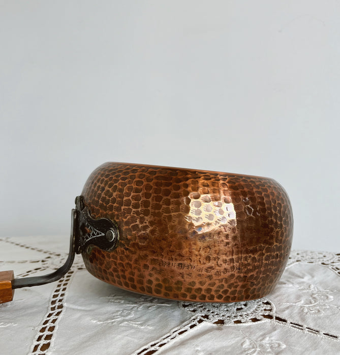 Copper saucepan