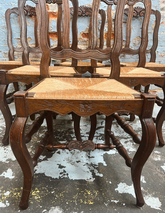 6 Provencal chairs