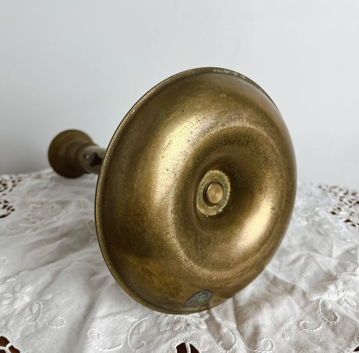 Large brass candlestick