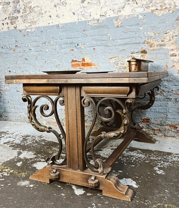 Wrought iron table