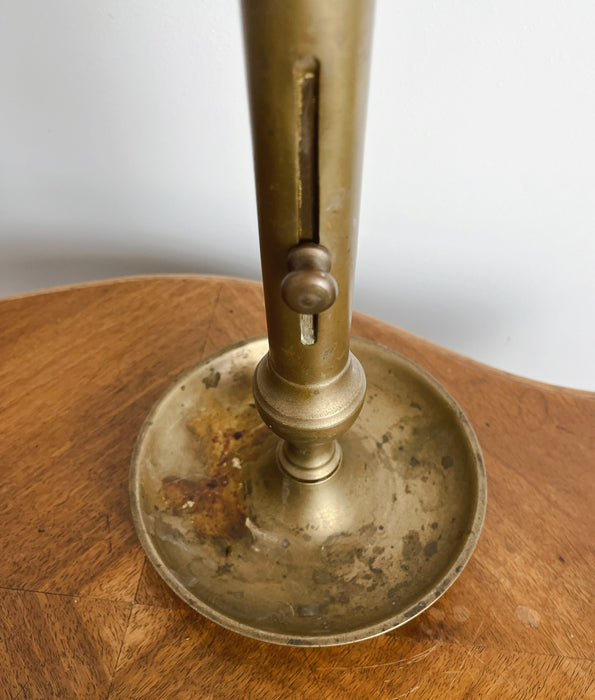 Large brass candlestick