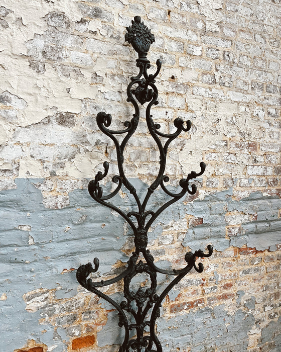 Cast iron coat rack