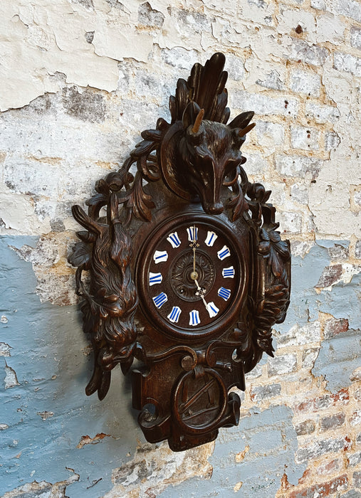 Oak clock