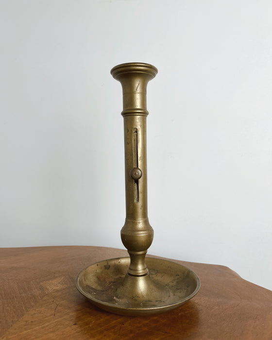 Large brass candlestick